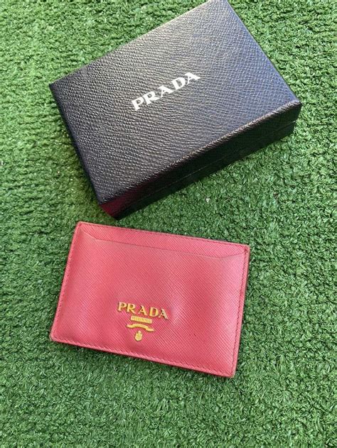 prada saffiano metal credit card holder|Prada saffiano french wallet.